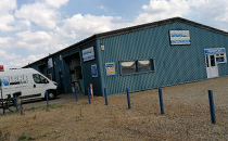 image of our workshop and van